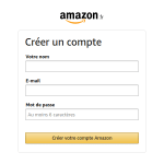 Crie uma conta Amazon