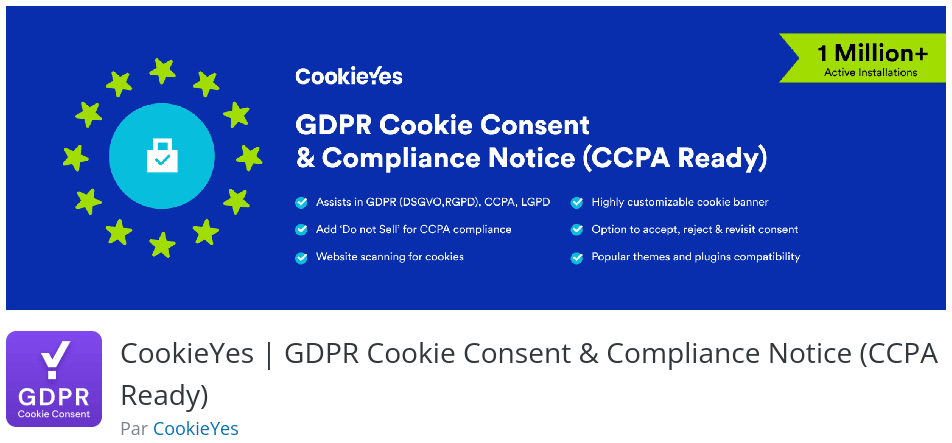 CookieYes | GDPR Cookie Consent & Compliance Notice (CCPA Ready)